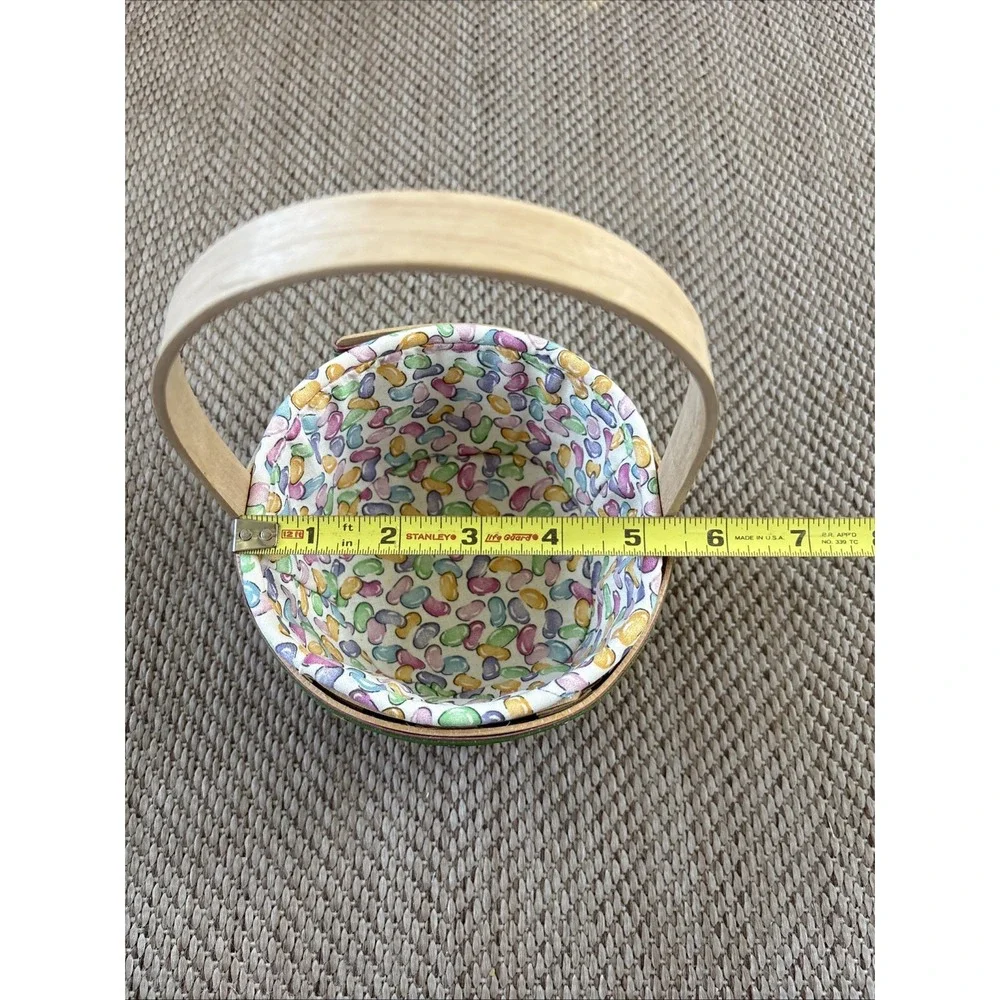 Longaberger 1999 Easter Basket With Jellybean Liner